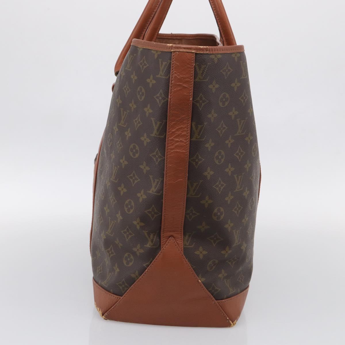 LOUIS VUITTON Monogram Sack Weekend GM Tote Bag M42420 LV Auth 210232