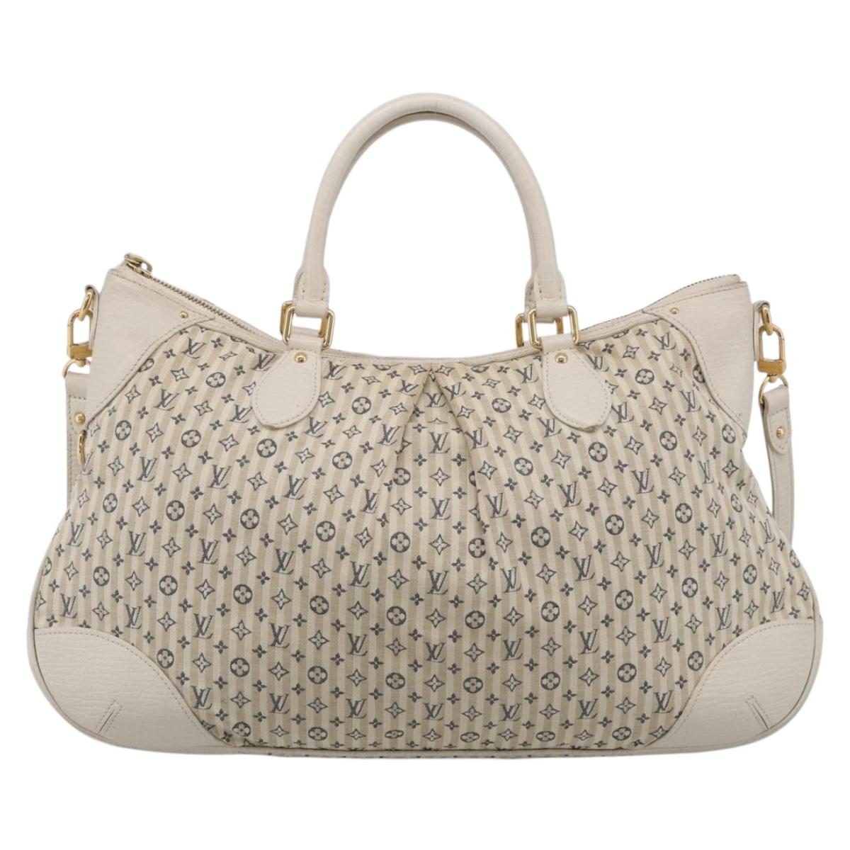 LOUIS VUITTON Monogram Mini Lin Croisette Marina GM Bag M95492 LV Auth 210236A