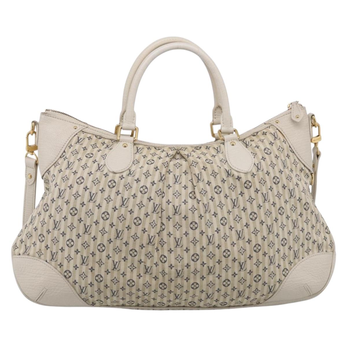 LOUIS VUITTON Monogram Mini Lin Croisette Marina GM Bag M95492 LV Auth 210236A