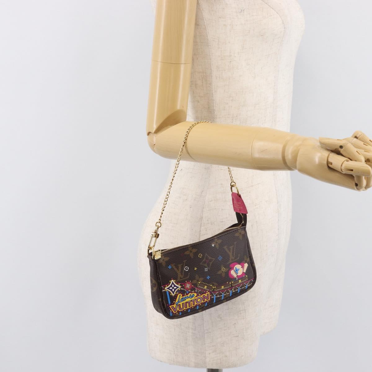 LOUIS VUITTON Vivienne Mini Pochette Accessoires Pouch M69752 LV Auth 210256SAM