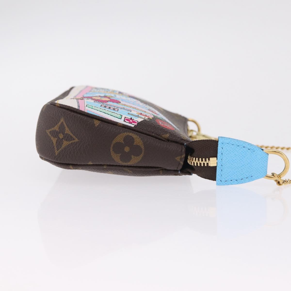 LOUIS VUITTON Vivienne Mini Pochette Accessoires Pouch M81637 LV Auth 210260SM