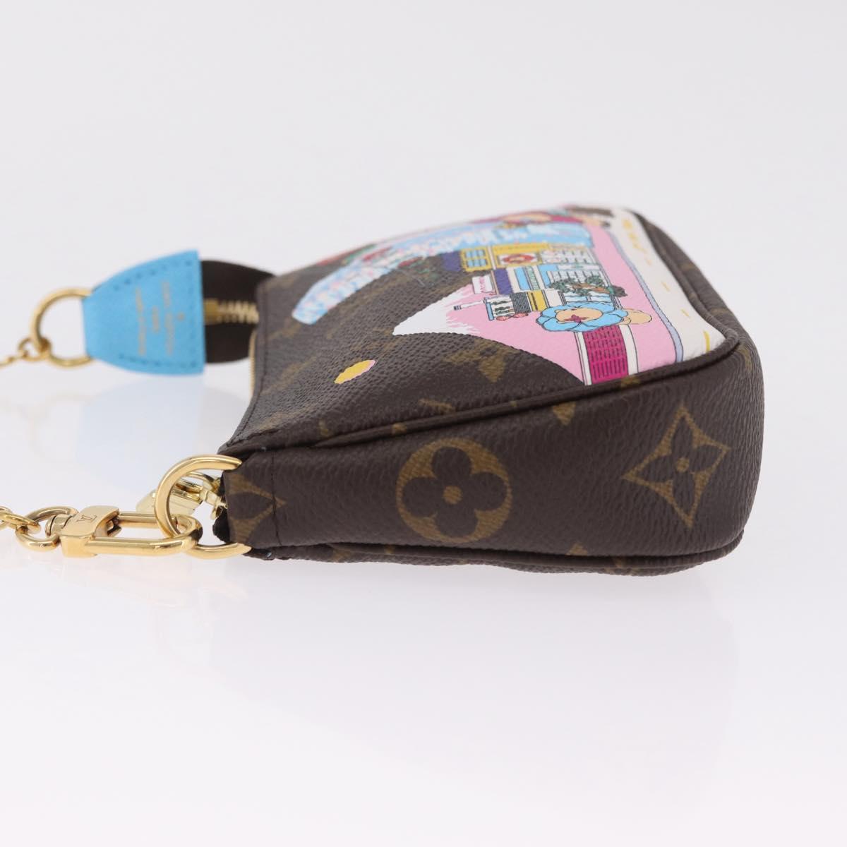 LOUIS VUITTON Vivienne Mini Pochette Accessoires Pouch M81637 LV Auth 210260SM