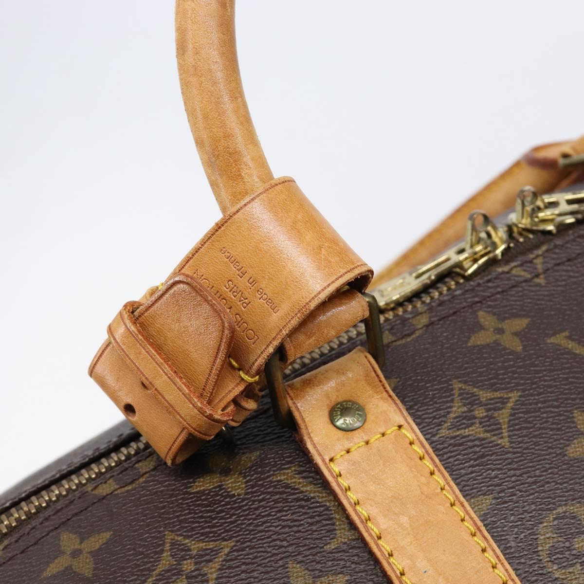 LOUIS VUITTON Monogram Keepall 60 Boston Bag M41422 LV Auth 210276