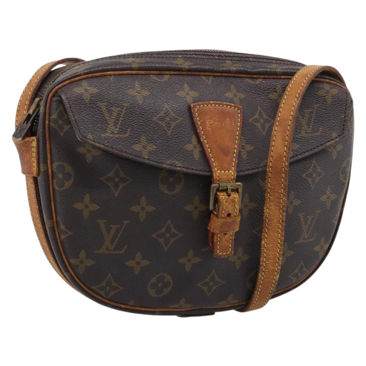 LOUIS VUITTON Monogram Jeune Fille MM Shoulder Bag M51226 LV Auth 210279