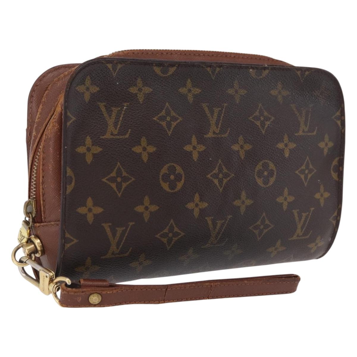 LOUIS VUITTON Monogram Orsay Clutch Bag M51790 LV Auth 210320