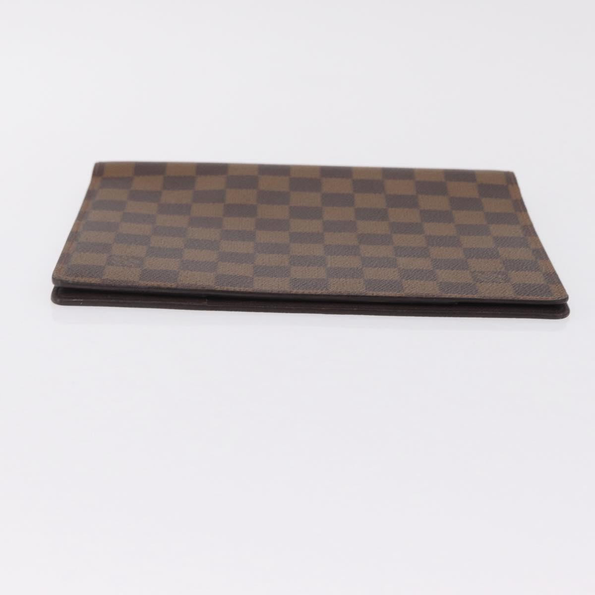 LOUIS VUITTON Damier Ebene Agenda Bureau Day Planner Cover R20702 Auth 210330A