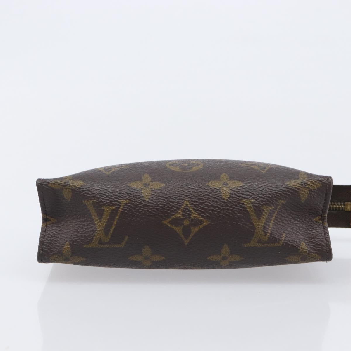 LOUIS VUITTON Monogram Poche Toilette 15 Pouch M47546 LV Auth 210331