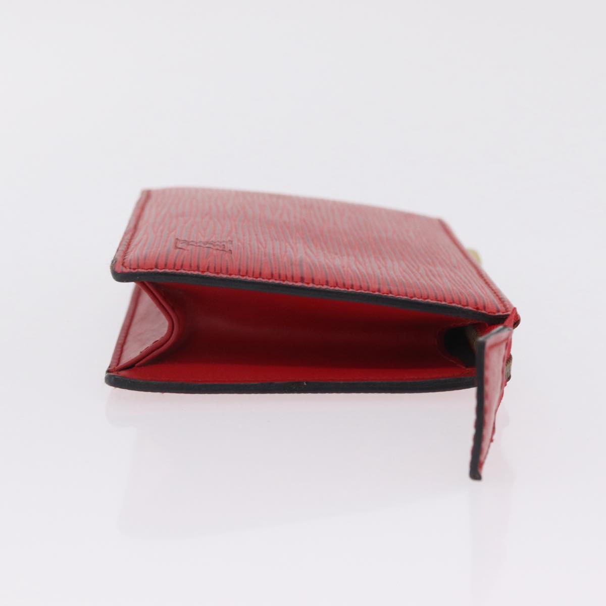 LOUIS VUITTON Epi Poche Toilette 15 Pouch Red LV Auth 210333
