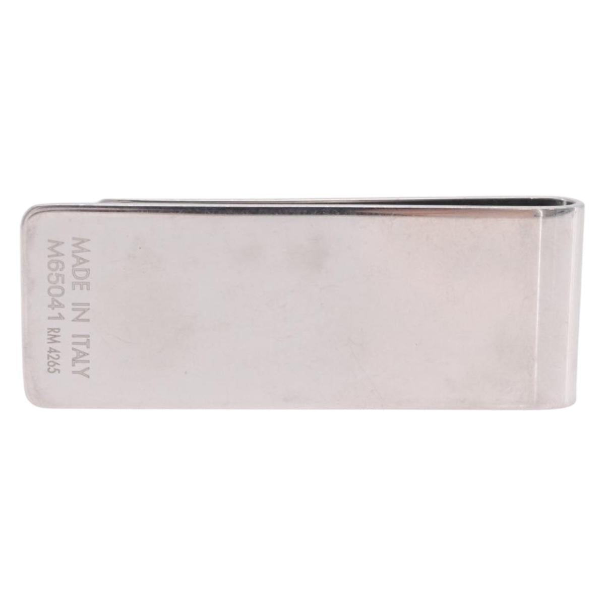 LOUIS VUITTON Pans Billets Champs Elysees Money Clip Silver M65041 Auth 210336A