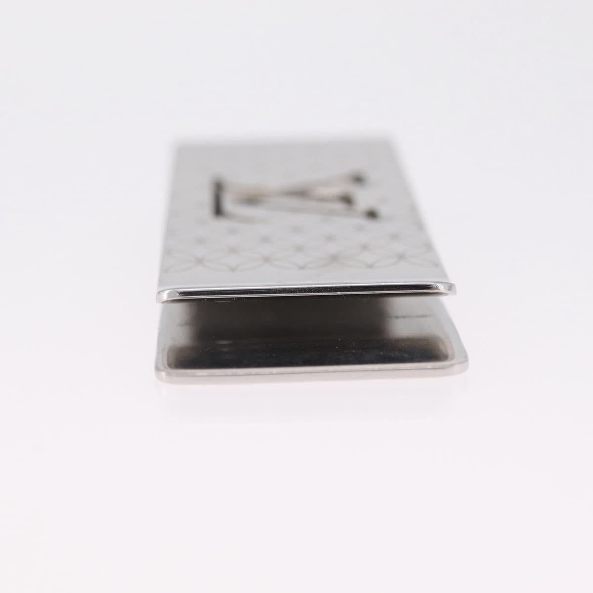 LOUIS VUITTON Pans Billets Champs Elysees Money Clip Silver M65041 Auth 210336A