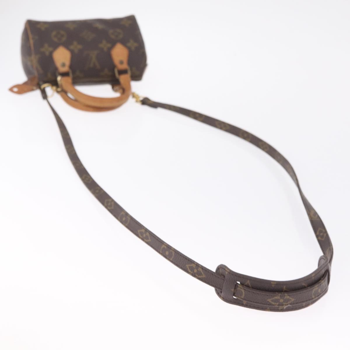 LOUIS VUITTON Monogram Mini Speedy Hand Bag M41534 LV Auth 210337