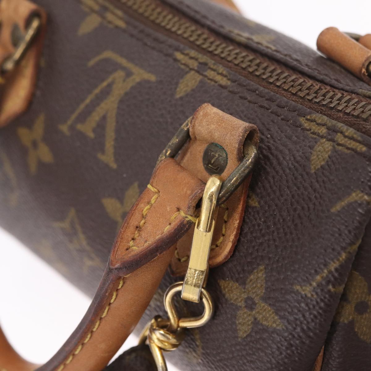 LOUIS VUITTON Monogram Mini Speedy Hand Bag M41534 LV Auth 210337