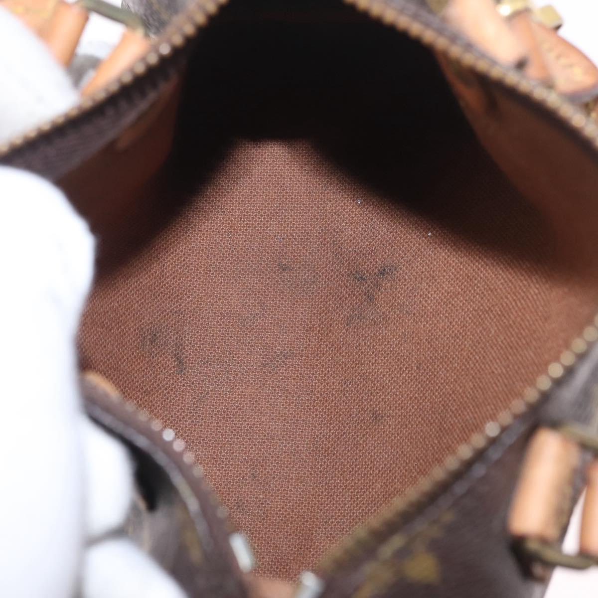 LOUIS VUITTON Monogram Mini Speedy Hand Bag M41534 LV Auth 210337