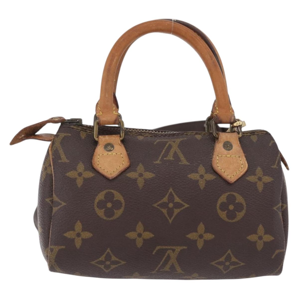 LOUIS VUITTON Monogram Mini Speedy Hand Bag M41534 LV Auth 210337