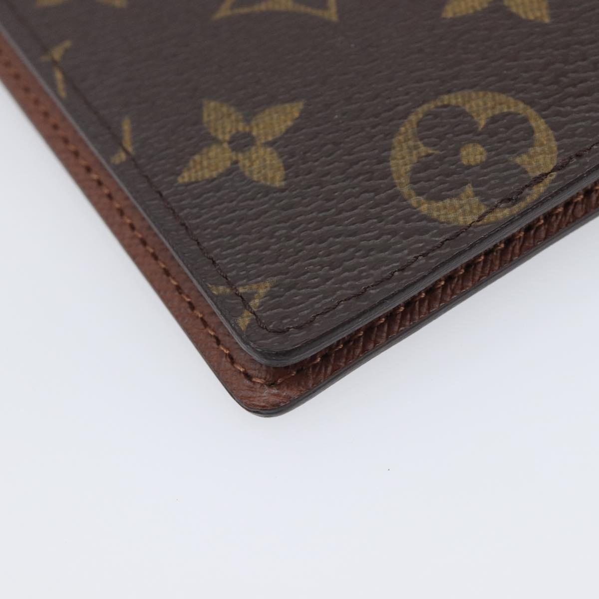 LOUIS VUITTON Monogram Porte Billets 6 Cartes Crdit Card Case M60929 Auth 210338A