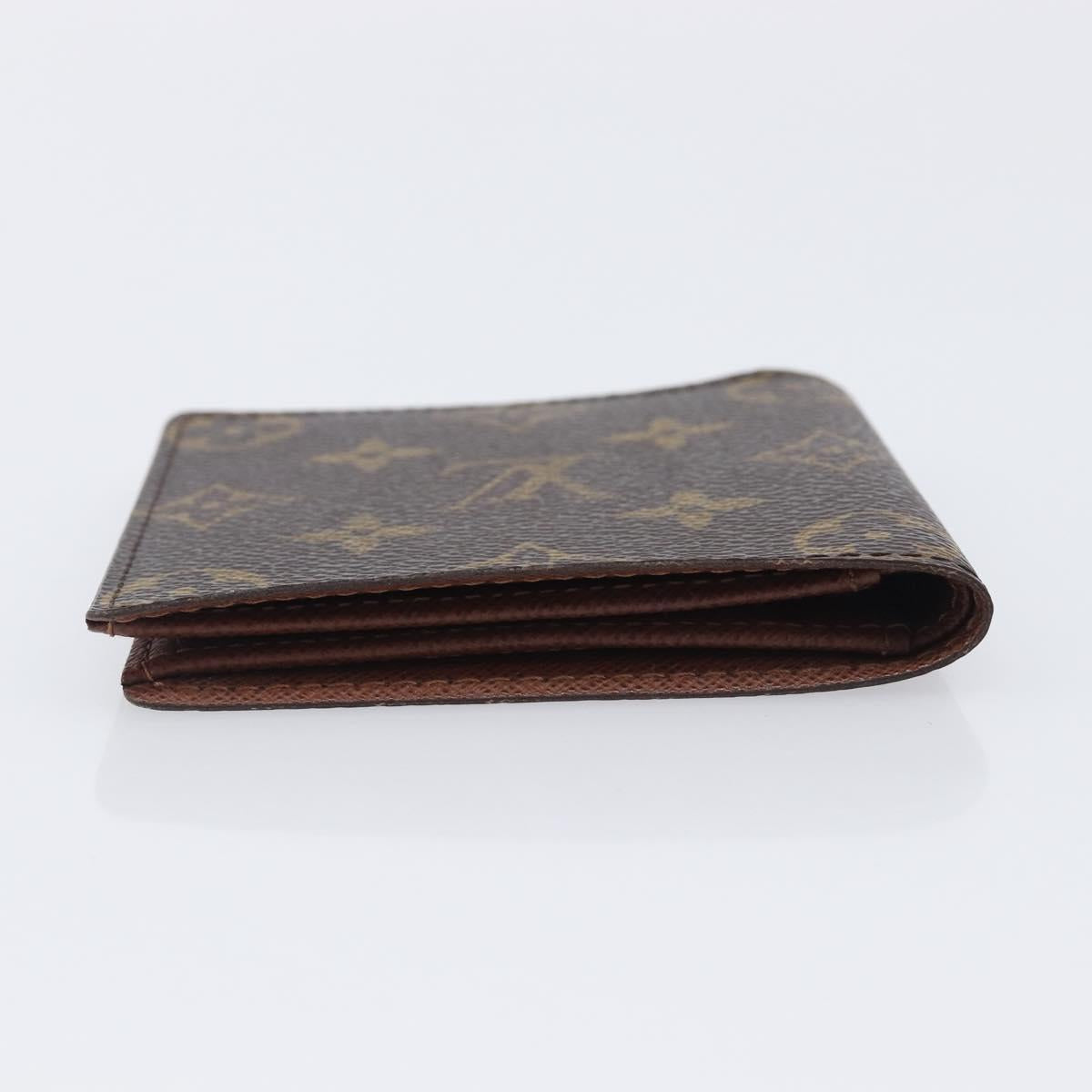 LOUIS VUITTON Monogram Porte Billets 6 Cartes Crdit Card Case M60929 Auth 210338A