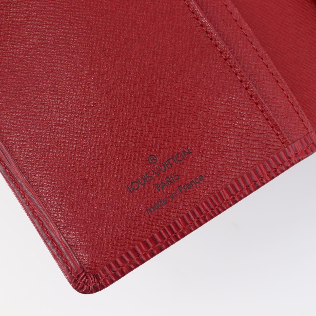 LOUIS VUITTON Epi Continental Viennois Long Wallet Red M63257 LV Auth 210340A
