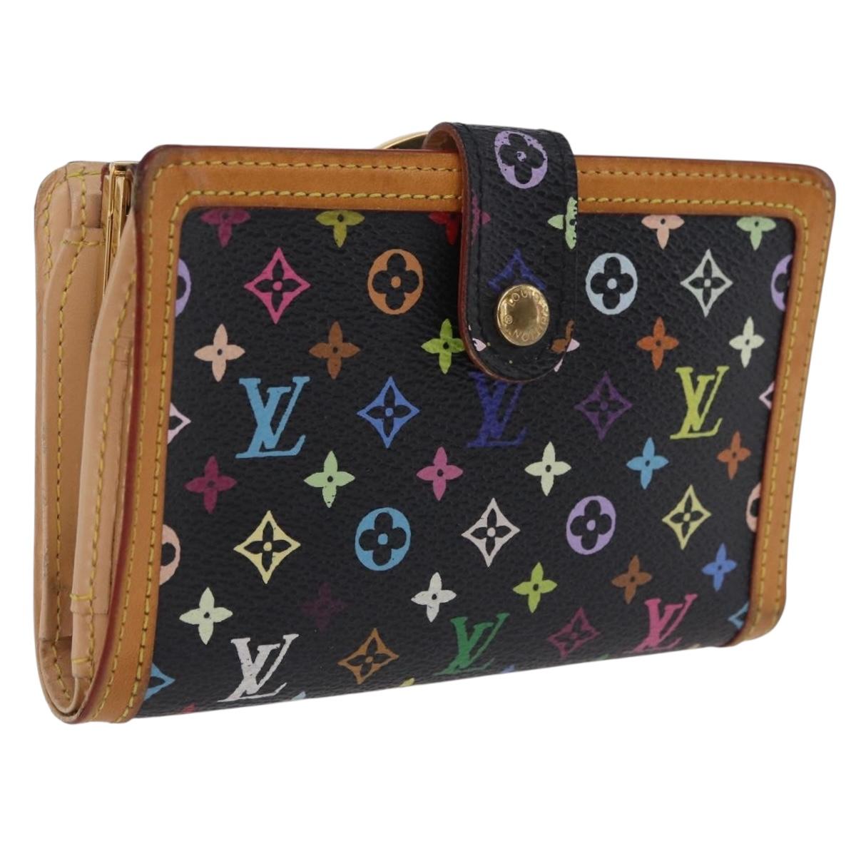 LOUIS VUITTON Monogram Multicolor Portefeuille Viennois M92988 Auth 210343A