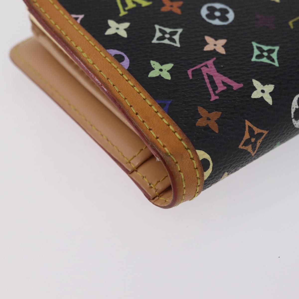 LOUIS VUITTON Monogram Multicolor Portefeuille Viennois M92988 Auth 210343A