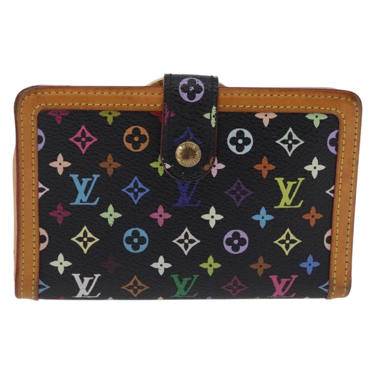 LOUIS VUITTON Monogram Multicolor Portefeuille Viennois M92988 Auth 210343A