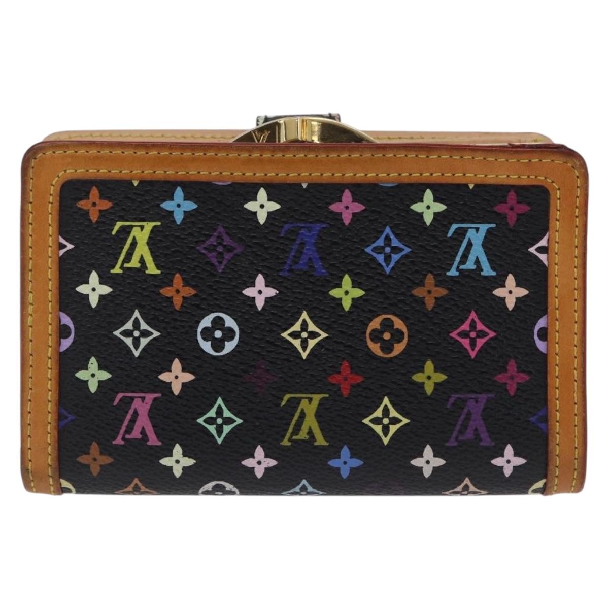 LOUIS VUITTON Monogram Multicolor Portefeuille Viennois M92988 Auth 210343A