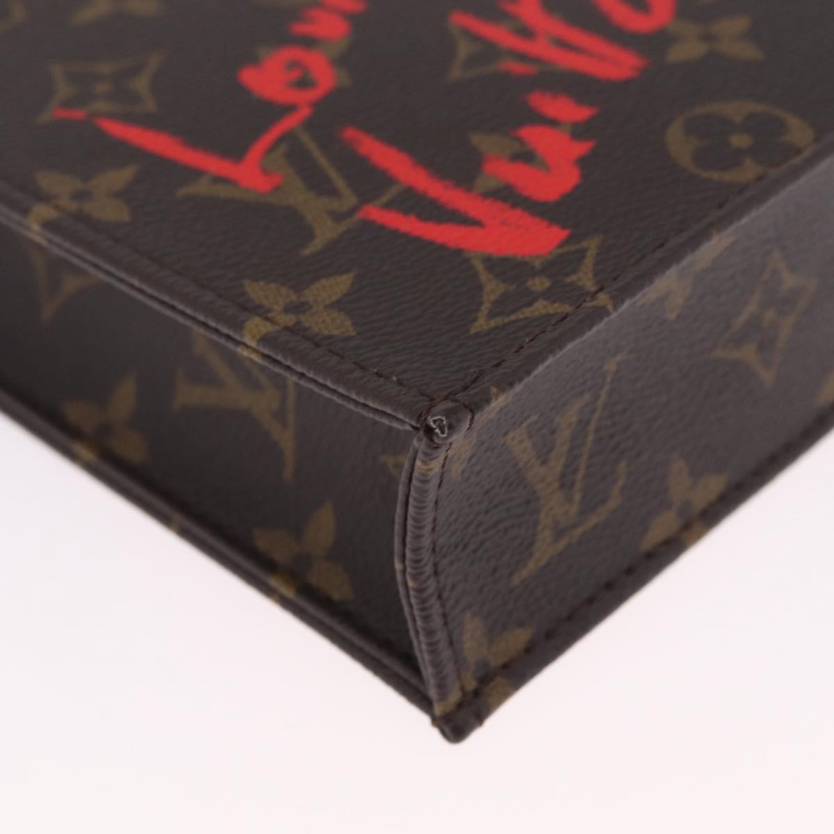 LOUIS VUITTON Monogram Fall in Love Petit Sac Plat 2way M80839 Auth 210364SAM