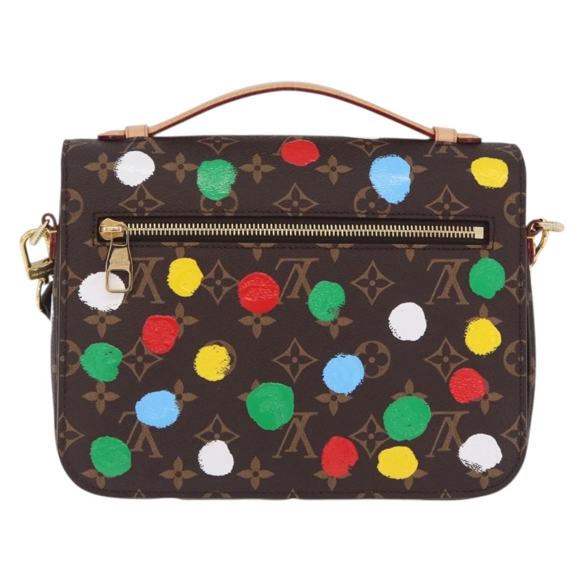 LOUIS VUITTON Monogram LVxYK Pochette Metis MM Hand Bag M46384 LV Auth 210366SAM