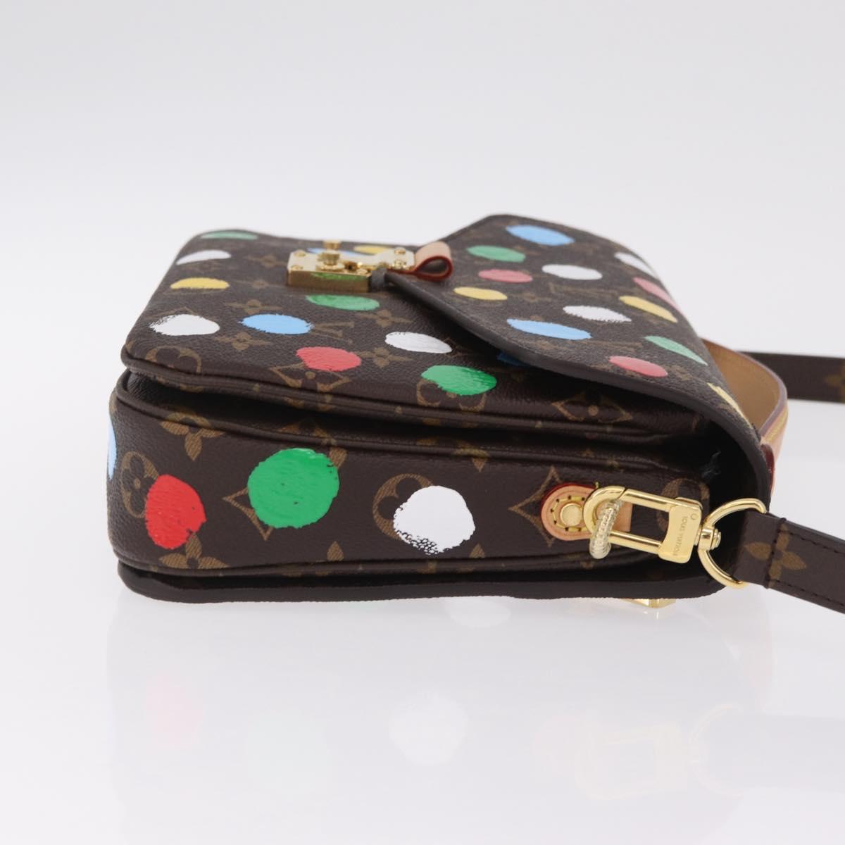 LOUIS VUITTON Monogram LVxYK Pochette Metis MM Hand Bag M46384 LV Auth 210366SAM