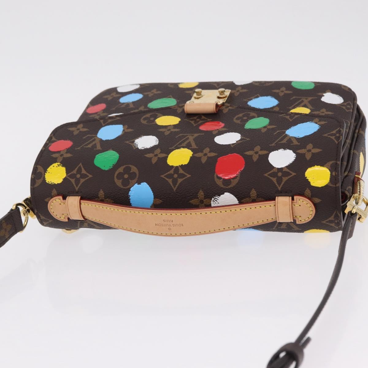 LOUIS VUITTON Monogram LVxYK Pochette Metis MM Hand Bag M46384 LV Auth 210366SAM