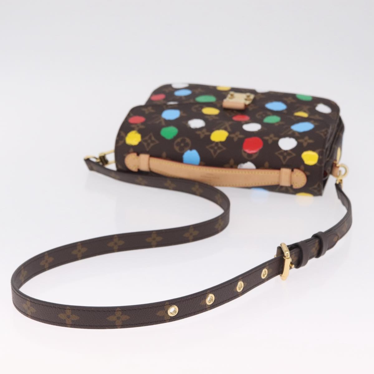 LOUIS VUITTON Monogram LVxYK Pochette Metis MM Hand Bag M46384 LV Auth 210366SAM