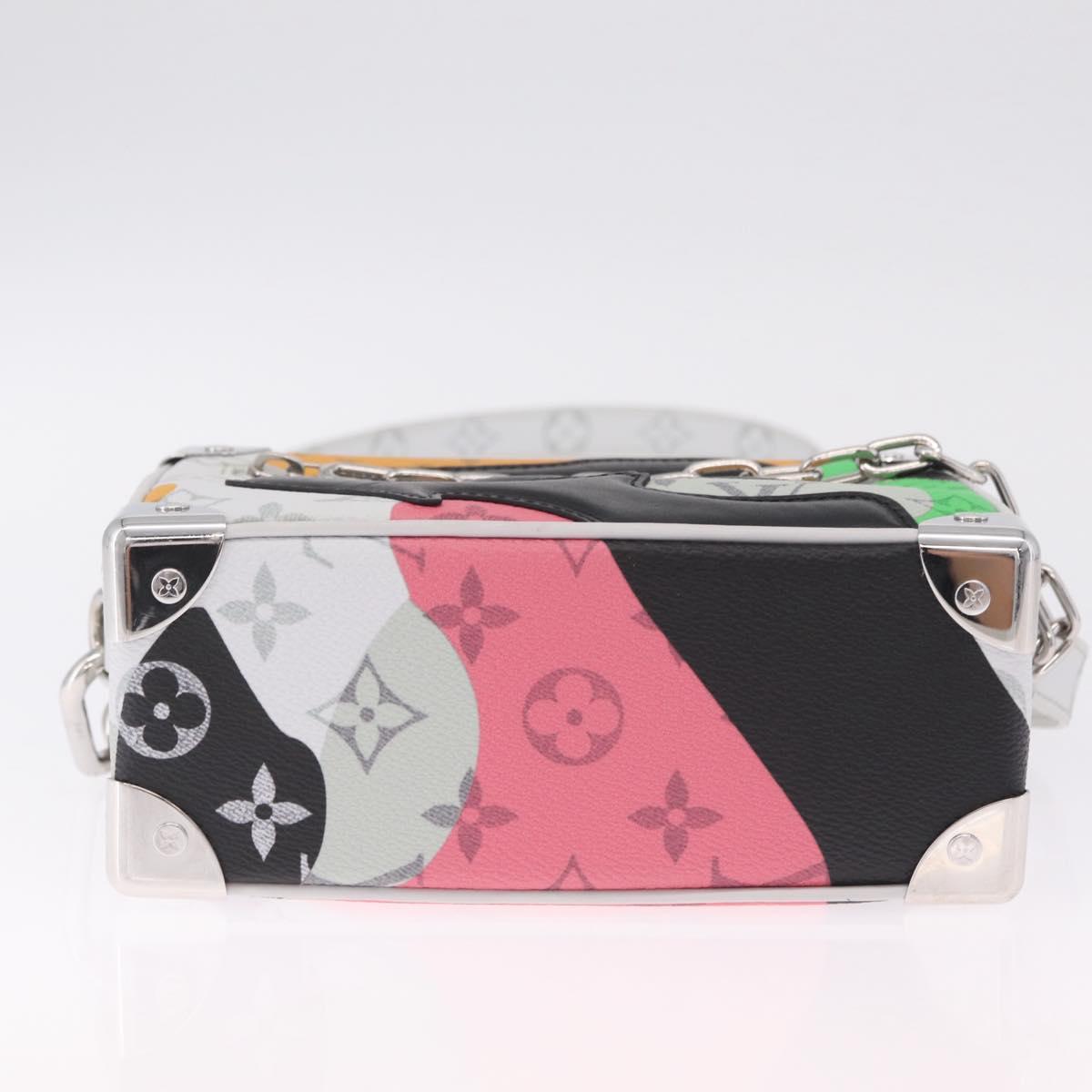 LOUIS VUITTON Monogram LV Portrait Mini Soft Trunk White M23144 Auth 210367SAM