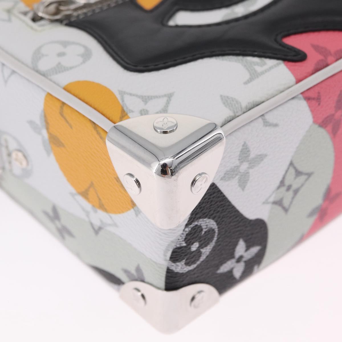 LOUIS VUITTON Monogram LV Portrait Mini Soft Trunk White M23144 Auth 210367SAM