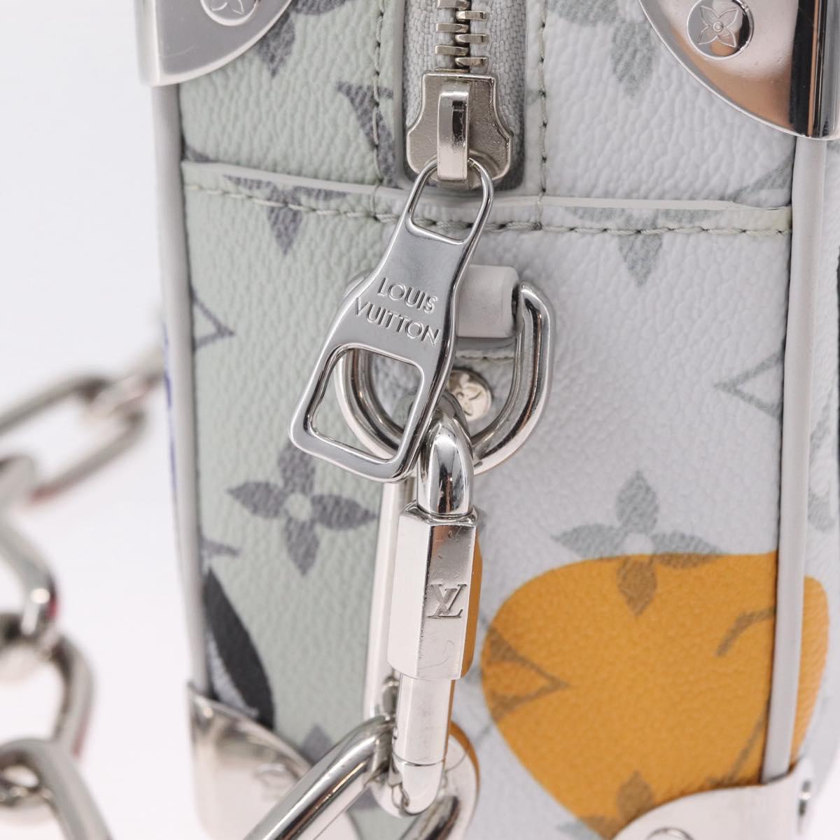LOUIS VUITTON Monogram LV Portrait Mini Soft Trunk White M23144 Auth 210367SAM