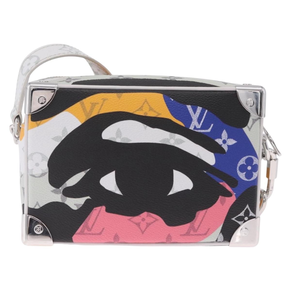 LOUIS VUITTON Monogram LV Portrait Mini Soft Trunk White M23144 Auth 210367SAM