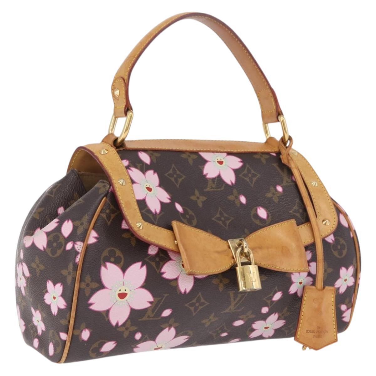 LOUIS VUITTON Monogram Cherry Blossom Sac Retro PM Bag M92012 LV Auth 210368V