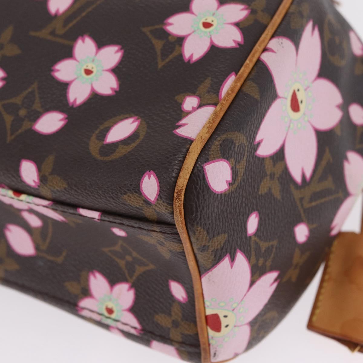 LOUIS VUITTON Monogram Cherry Blossom Sac Retro PM Bag M92012 LV Auth 210368V