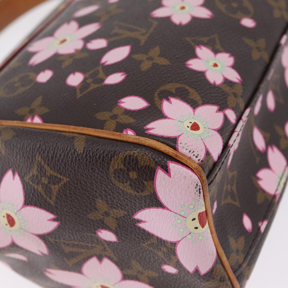 LOUIS VUITTON Monogram Cherry Blossom Sac Retro PM Bag M92012 LV Auth 210368V