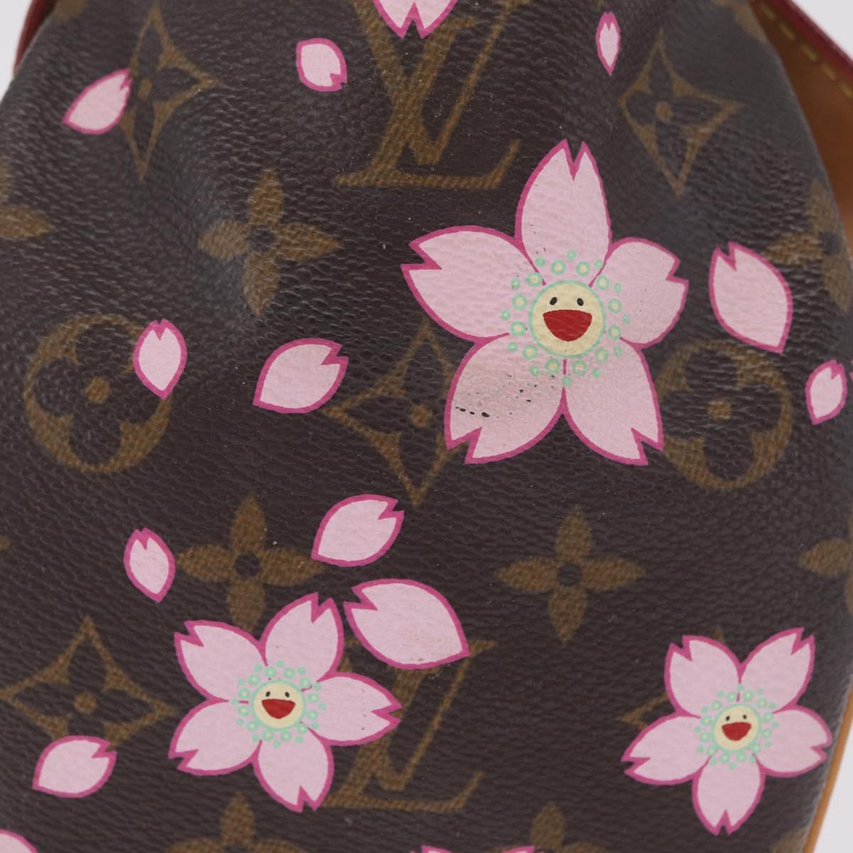 LOUIS VUITTON Monogram Cherry Blossom Sac Retro PM Bag M92012 LV Auth 210368V