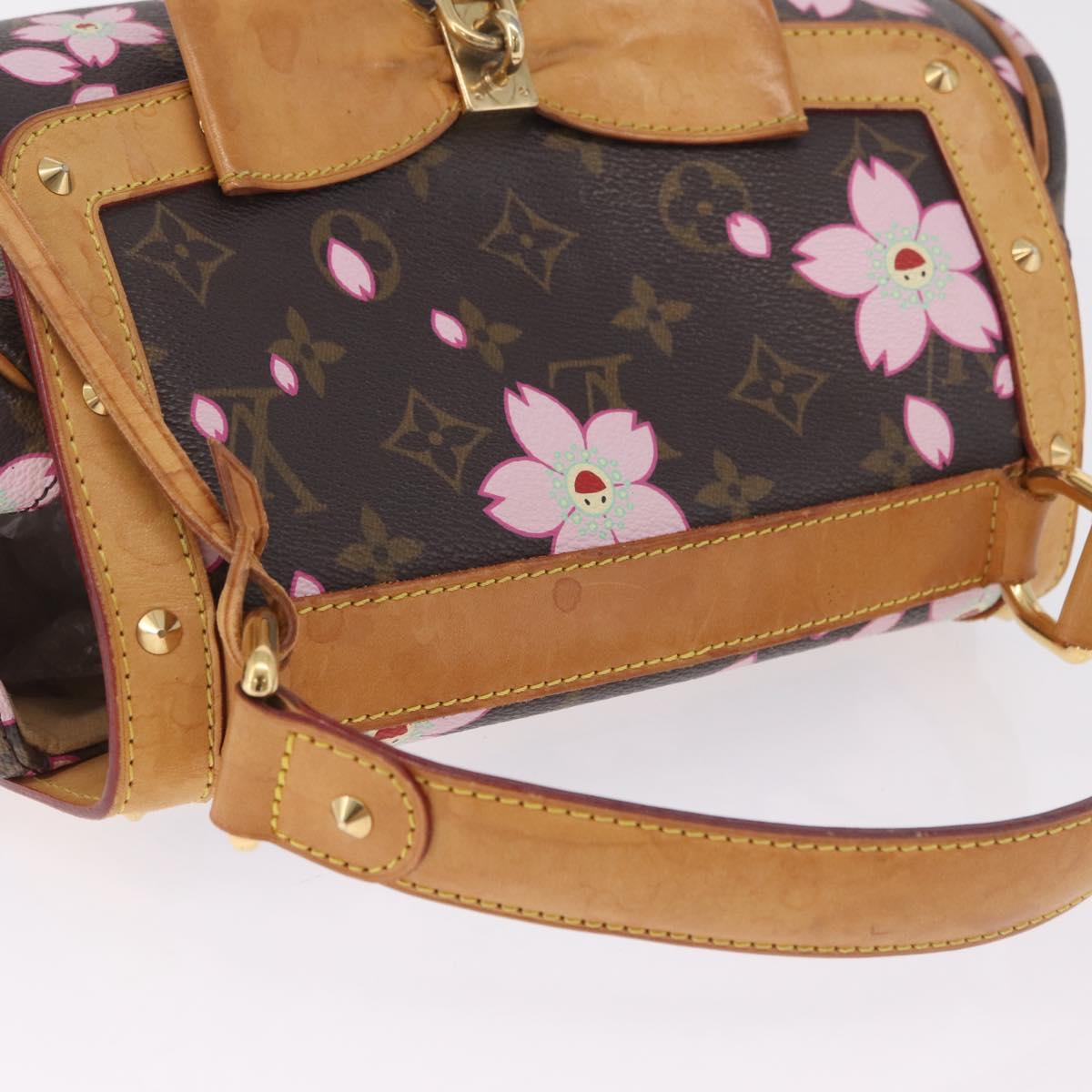 LOUIS VUITTON Monogram Cherry Blossom Sac Retro PM Bag M92012 LV Auth 210368V
