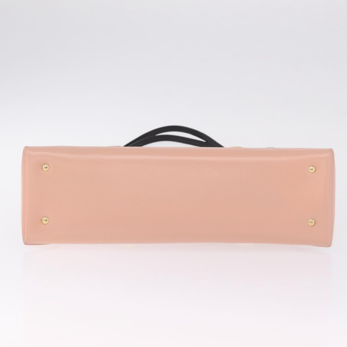 LOUIS VUITTON Sac Triangle Limited Edition PM Bag Leather Pink LV Auth 210370M