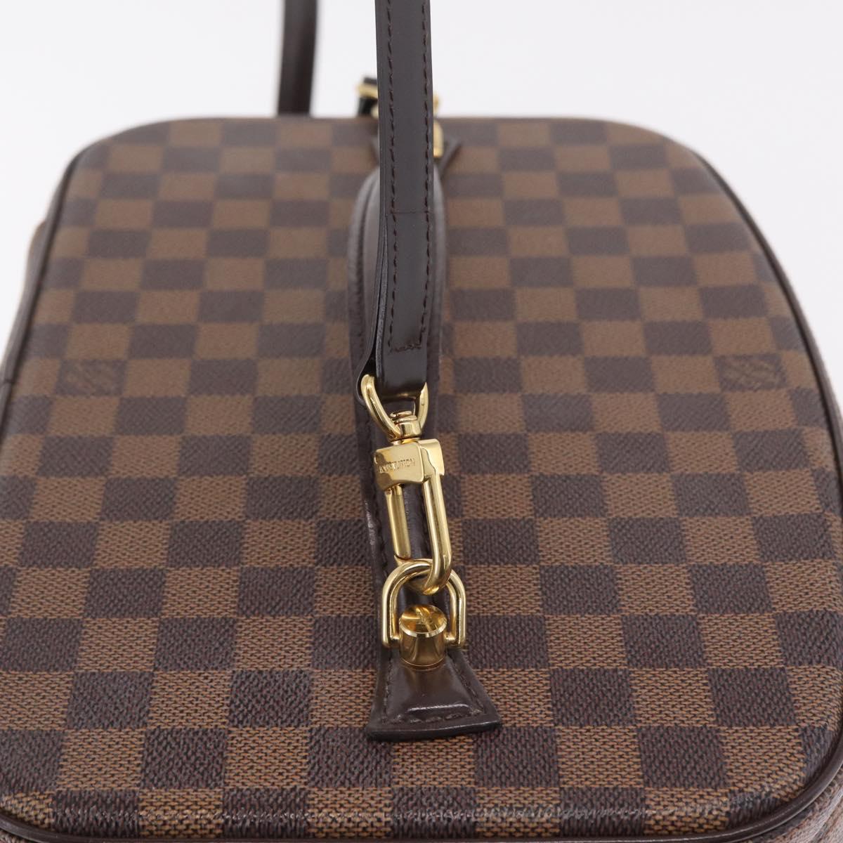 LOUIS VUITTON Damier Ebene Nice Hand Bag SPO 2way N47280 LV Auth 210404A
