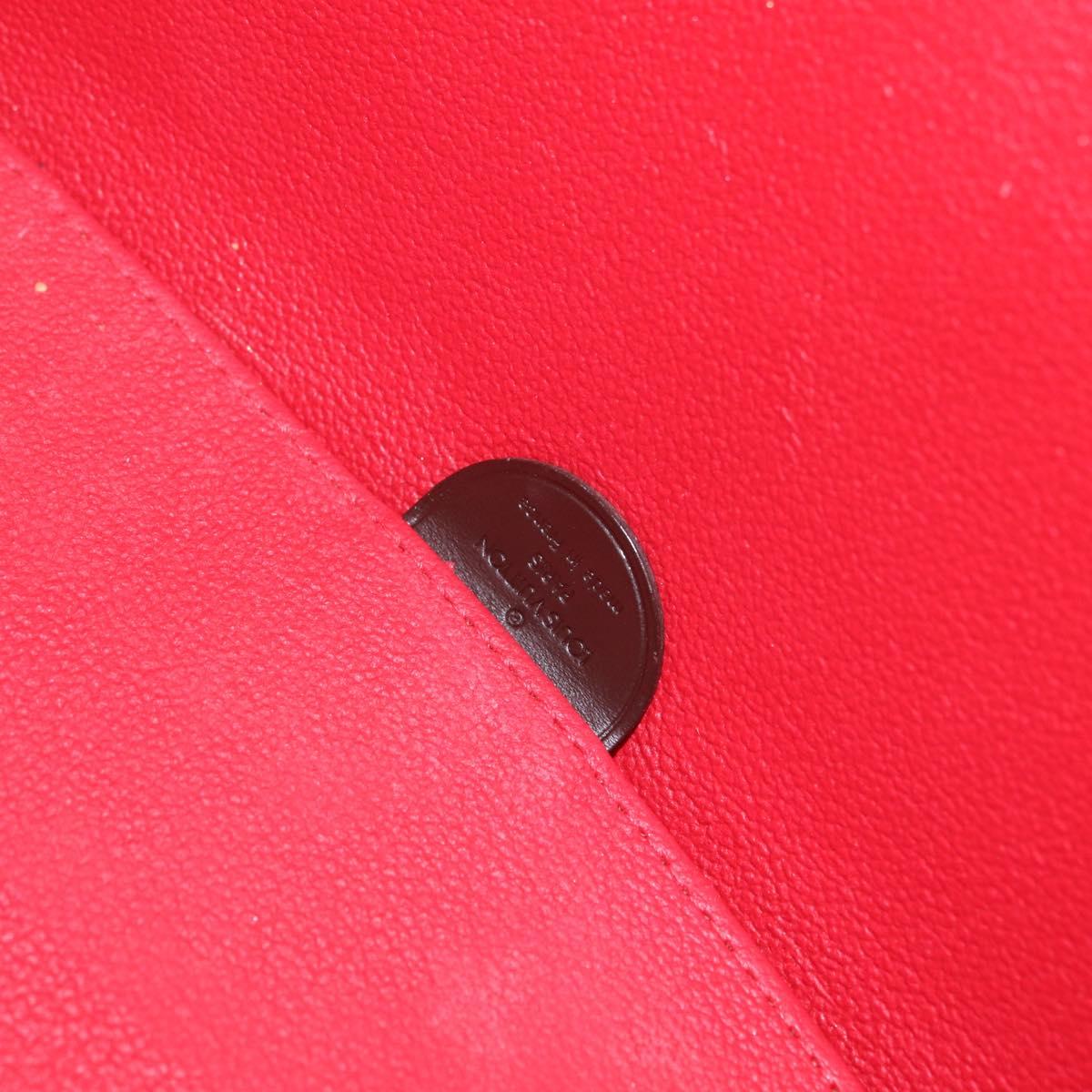 LOUIS VUITTON Damier Ebene Nice Hand Bag SPO 2way N47280 LV Auth 210404A