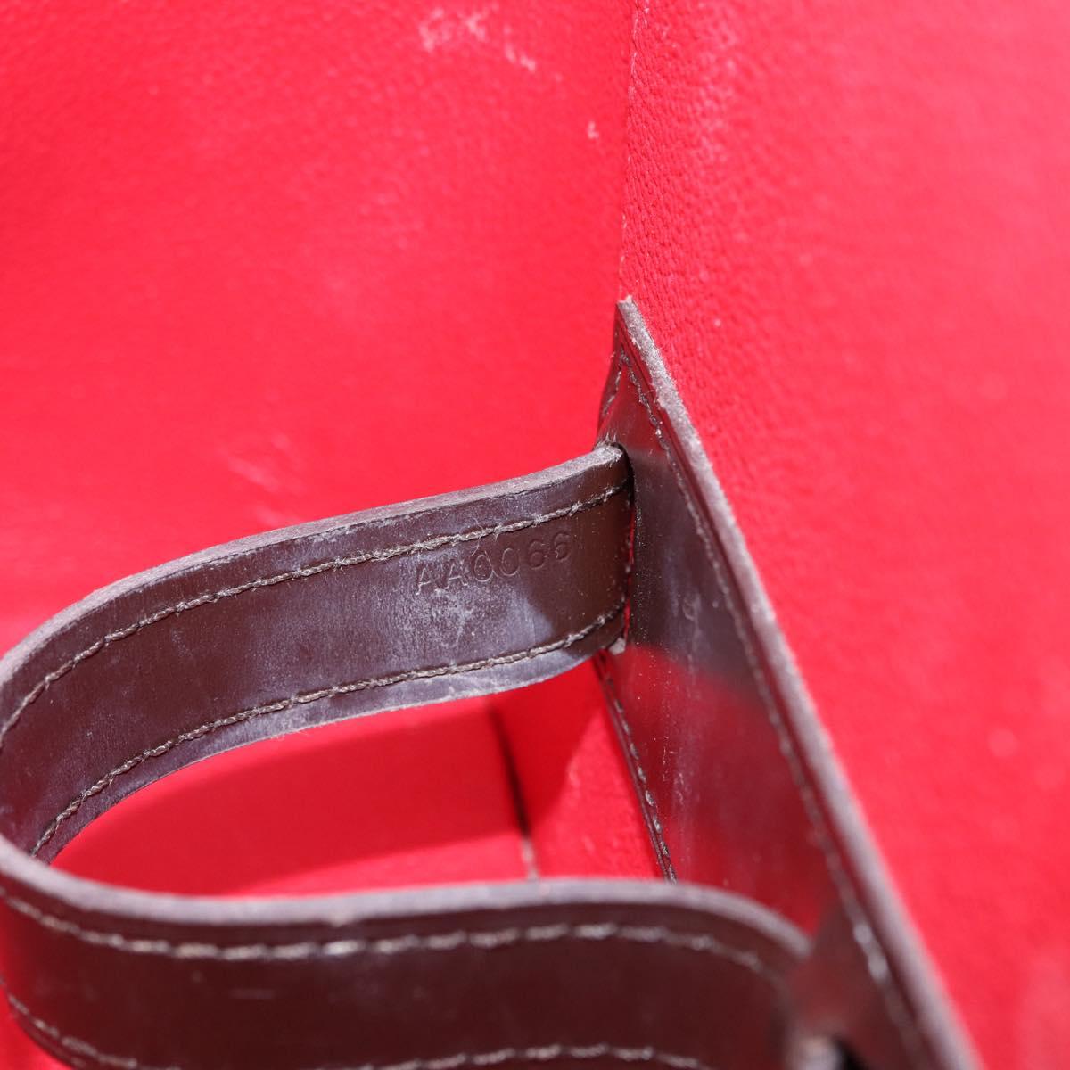 LOUIS VUITTON Damier Ebene Nice Hand Bag SPO 2way N47280 LV Auth 210404A
