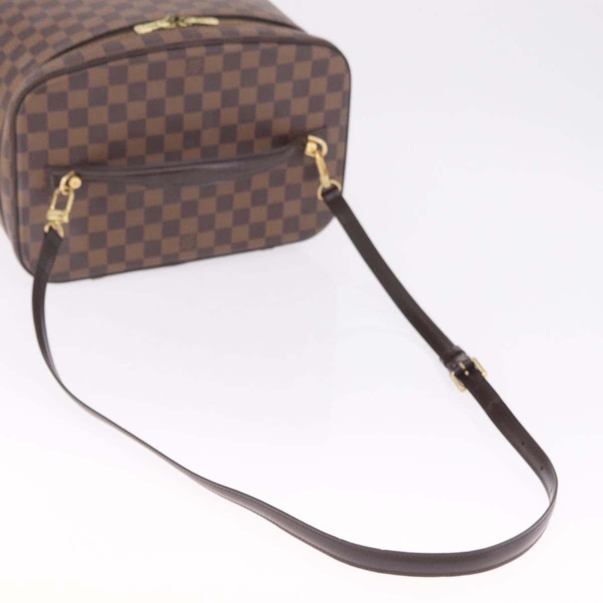 LOUIS VUITTON Damier Ebene Nice Hand Bag SPO 2way N47280 LV Auth 210404A
