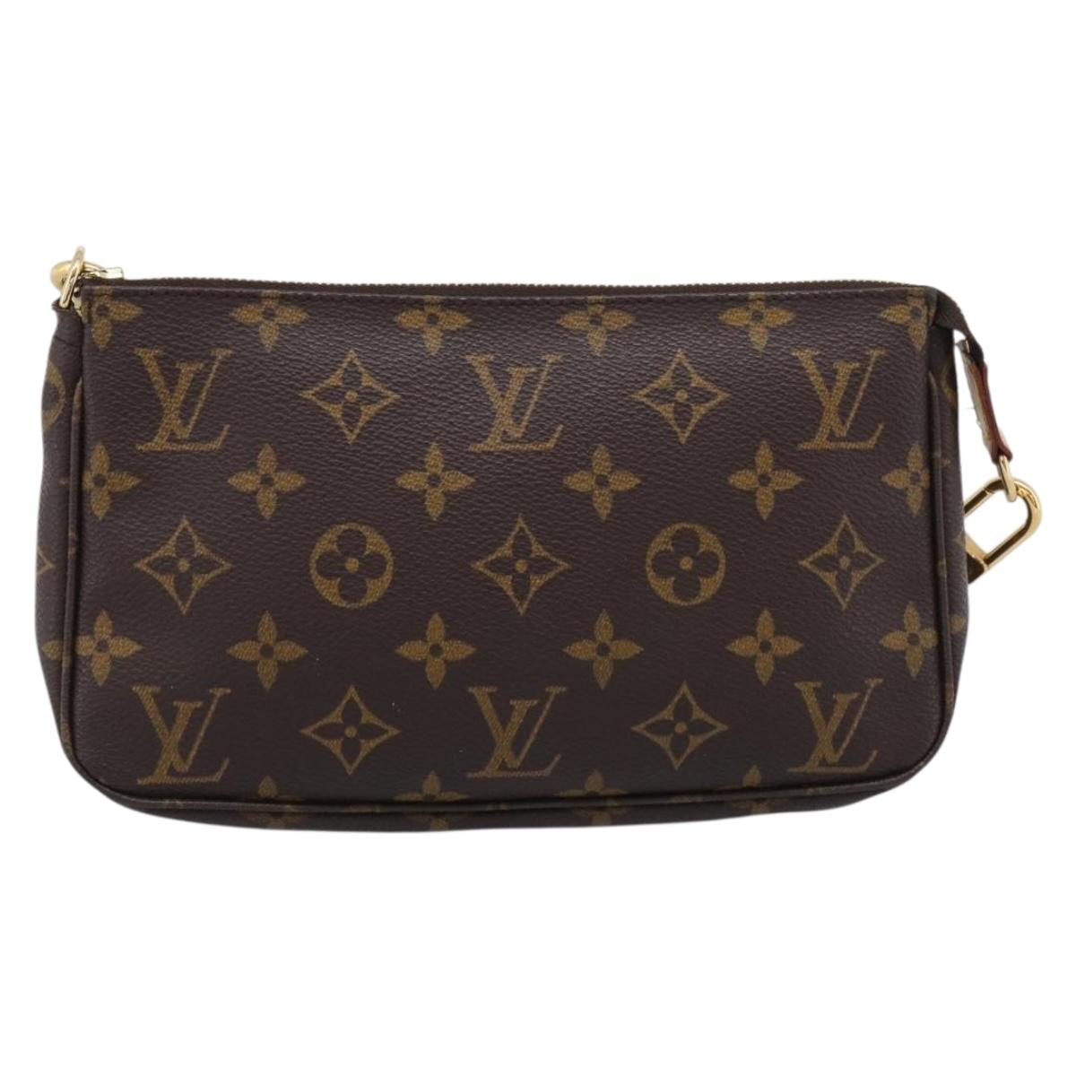 LOUIS VUITTON Monogram Pochette Accessoires Pouch M51980 LV Auth 210407A