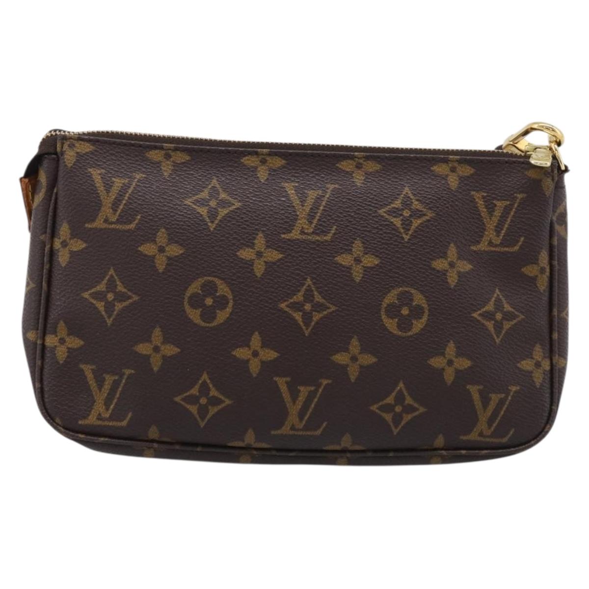 LOUIS VUITTON Monogram Pochette Accessoires Pouch M51980 LV Auth 210407A