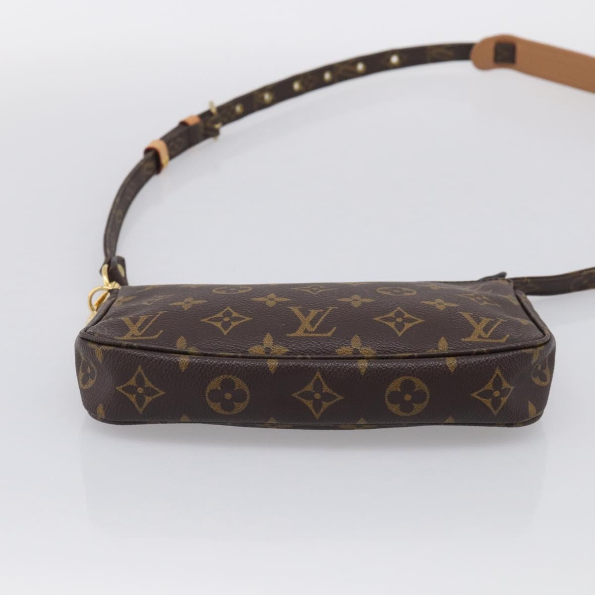 LOUIS VUITTON Monogram Pochette Accessoires Pouch M51980 LV Auth 210407A