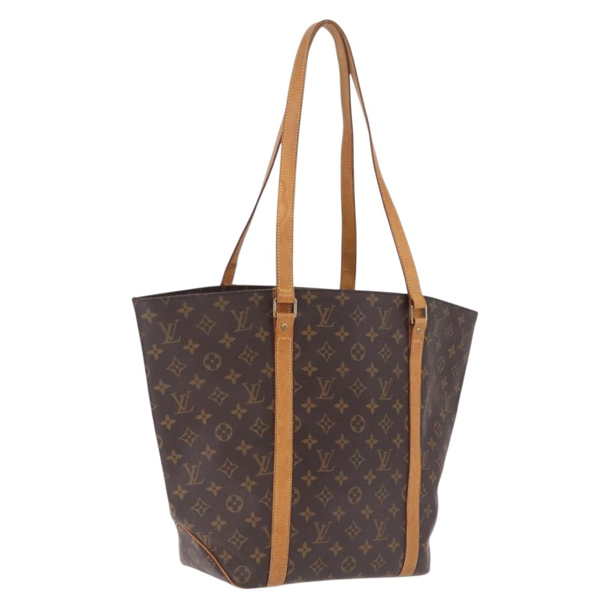 LOUIS VUITTON Monogram Sac Shopping GM Tote Bag M51110 LV Auth 210408