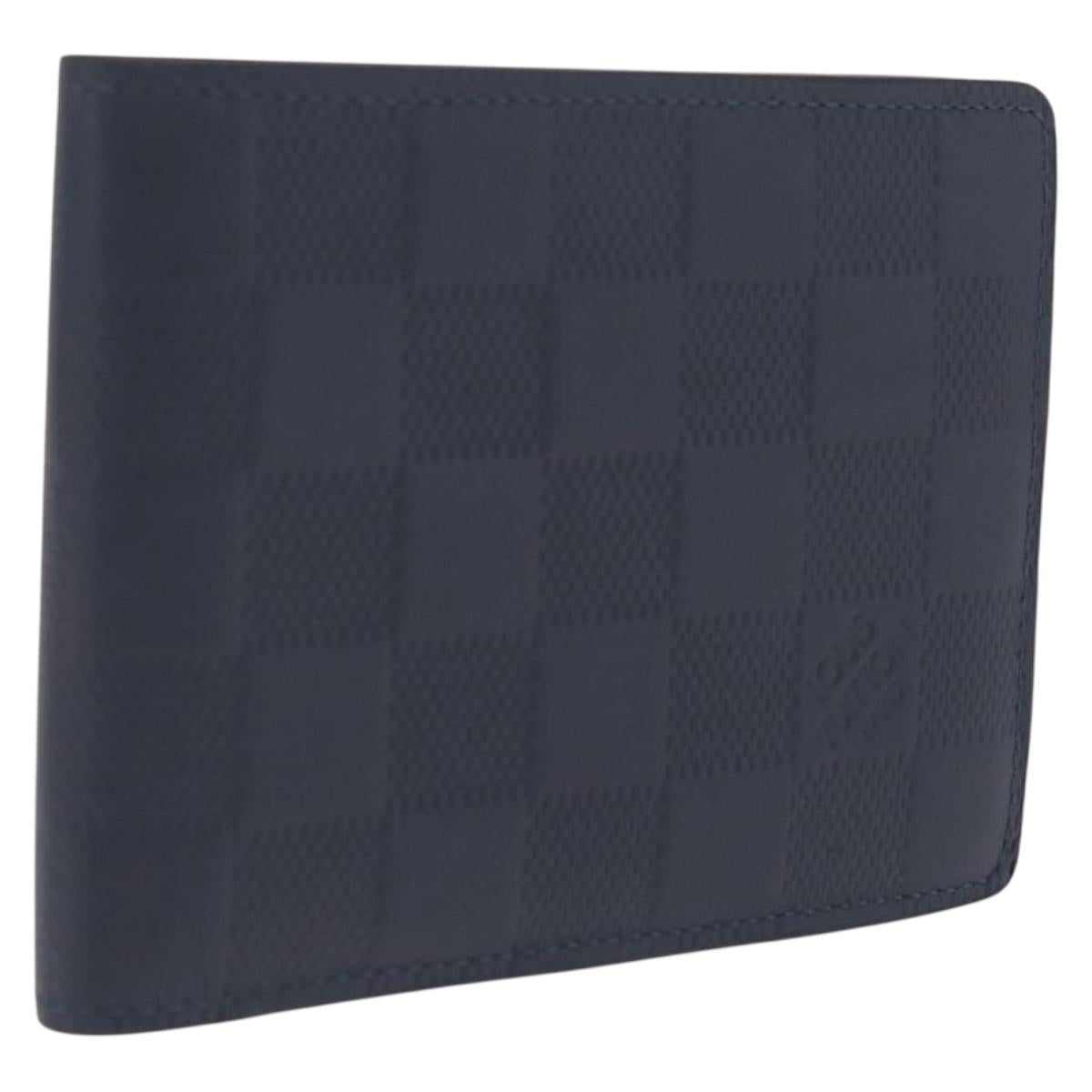 LOUIS VUITTON Damier Infini Portefeuille Multipull Neptune N63206 Auth 210414V