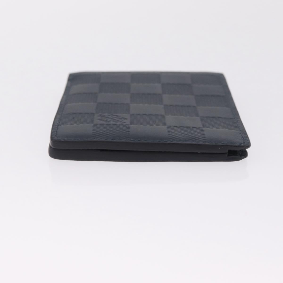 LOUIS VUITTON Damier Infini Portefeuille Multipull Neptune N63206 Auth 210414V
